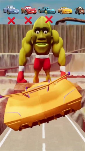 Can Doc Hudson Survive the Giant Shrek? 🏎️💥"