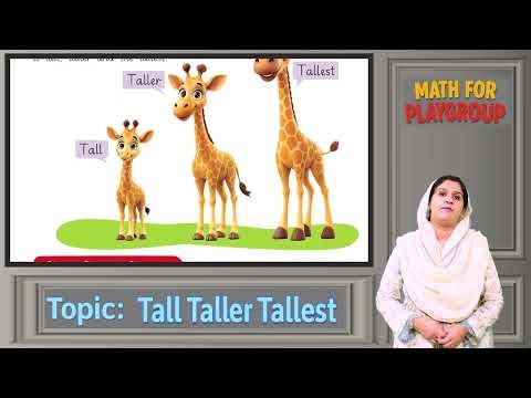 Math 4+ | Tall, Taller, Tallest for Parents | Easy Home Learning
