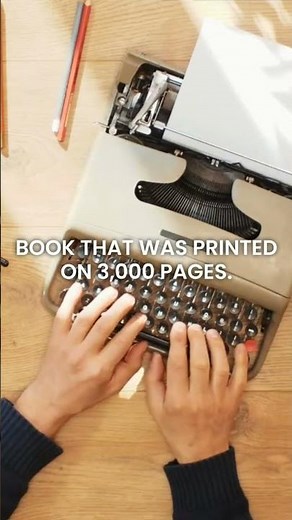 THE LONGEST BOOK IN THE WORLD!