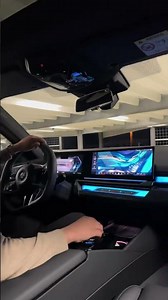 BMW i5 Interior LED Ambient Lighting – Night Drive Vibes"