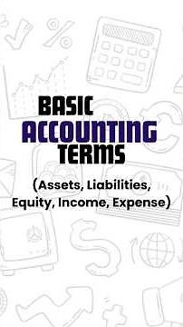 Basic Accounting Terms Explained | Assets, Liabilities, Equity & More