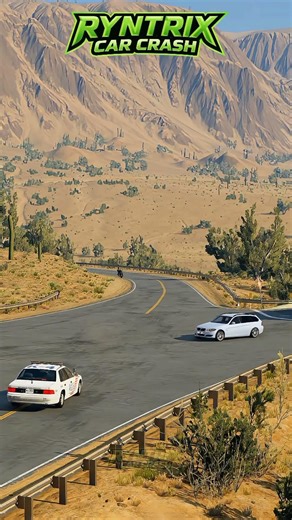 Realistic Highway Car Crashes part-97 BeamNG.Drive 🚘💥 #beamngdrive #fyp #america #gaming