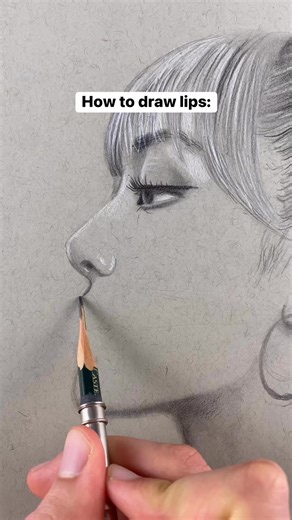 25K views · 161 reactions | How to Draw lips #howtodraw #drawingtutorial #pencildrawing | Graphite Flow | Facebook