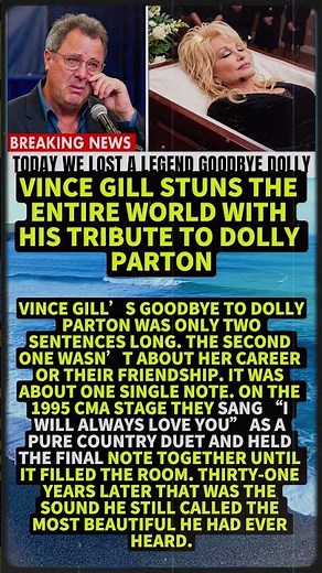 Vince Gill STUNS The Entire World With His Tribute To Dolly Parton #shorts #viral