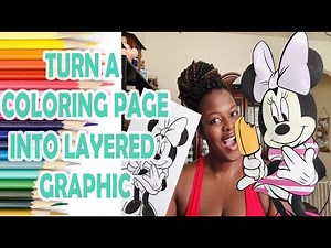Create Layered Graphic and SVG with Coloring Page in Silhouette Studio