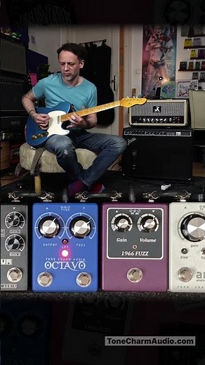 Octavo octave fuzz is a perfect tool for charming up your solos! #guitarpedals