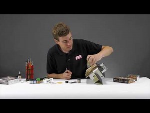 Model railway brush painting techniques