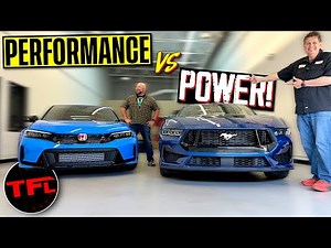Cheap Power OR Performance Garage Chat- The New Ford Mustang GT Takes On The Honda Civic Type R!