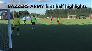 Bazzers army’s first half highlights of their win over Imperial standard to take us to second in the league #upthebaz #bazzersarmy ￼￼