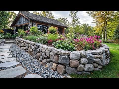 7 Natural Stone Fence Ideas for Modern Gardens | Stylish & Sustainable Backyard Inspiration!