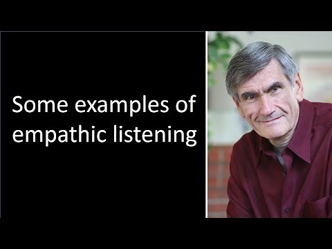 Some examples of empathic listening | Nonviolent Communication explained by Marshall Rosenberg