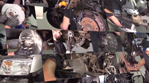 TRQ Front and Rear Suspension Kit Complete Strut & Coil Spring Assembly Shock Absorber Sway Bar Stabilizer Link Compatible with 2015-2022 Ford Edge