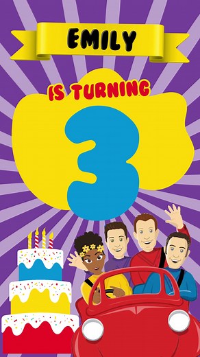 Wiggles invitation ⭐mockup invitation only⭐ coolvideoinvitations.com to order! #coolvideoinvitations #wiggles #wigglespartyinspo #wigglesong