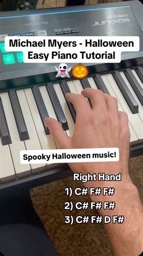 Halloween is almost here! Let’s learn to play the Halloween theme on piano! From the Michael Myers movie Halloween this easy piano tutorial is great for beginners. Music written by John carpenter makes great Halloween music #piano #easypiano #beginnerpiano #pianotutorial #halloweenmusic #michaelmyersmask #easypianotutorial | Digital Piano School