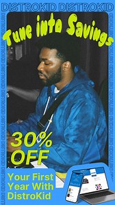 Ready to release your music? Enjoy 30% off your first year with DistroKid! Sign up today and let your sound be heard! | DistroKid