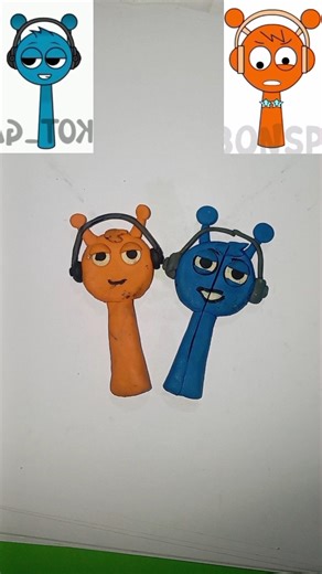 Making Sprunki OC Bluebeat/Aren Phase1#clay #sprunki #incredibox #incrediboxsprunki#drawing