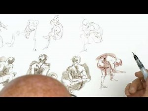 Timed Model Drawing Session 4 // Instructor: Glenn Vilppu