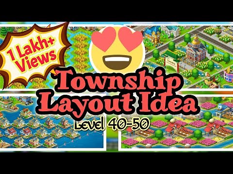 Township Layout Idea 😍 || Full Town Decoration || Level 40-50