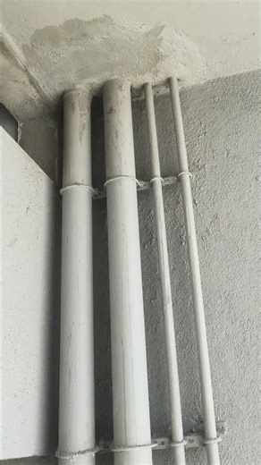 Main line connection pipeline in Row house #Plumbing work