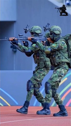 Inside Rwanda’s Elite Special Forces ‘Lions’ 💥#specialforces #commandos #militarixone