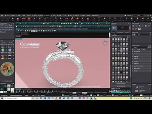 Solitary Ring Designed with Smart Pattern - MatrixGold