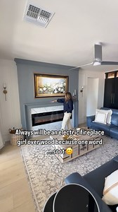 If you love cozy vibes without the mess, same. I’ll take mood lighting and feet up relaxation over hauling logs any day 😅. If we haven’t met yet, l’m Julie and around here I share bougie on a budget DIYs that turn builder grade into beautiful (without throwing your back out). So be sure to follow along 🤗 | Juliecarmonahome