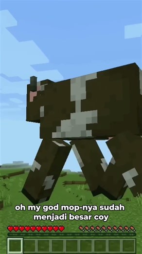 Minecraft Tapi Semua MOB Menjadi Besar#shorts