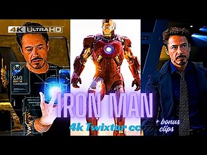 Iron Man 4K Twixtor CC Scene Pack | Tony Stark Cinematic Clips for Editing (Robert Downey Jr)