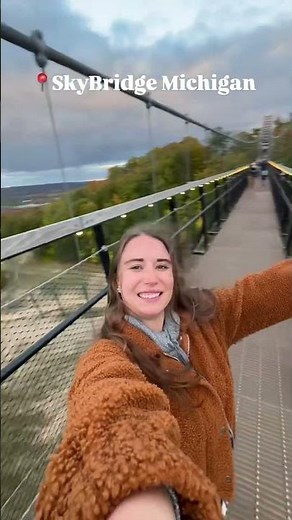 SkyBridge Michigan at Boyne Mountain Resort - the world’s longest timber-towered suspension bridge