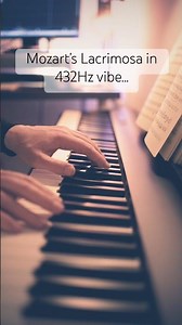 Mozart: Lacrimosa (432Hz Healing Frequency) 🎹✨ #lacrimosa #piano