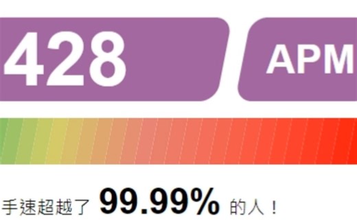 手速测试？测测看你的电竞天赋