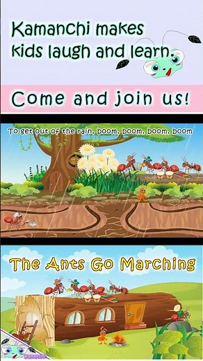 【Kids Song】The Ants Go Marching One by One(with lyrics) | Nurseryrhymes | Babies & Toddlers