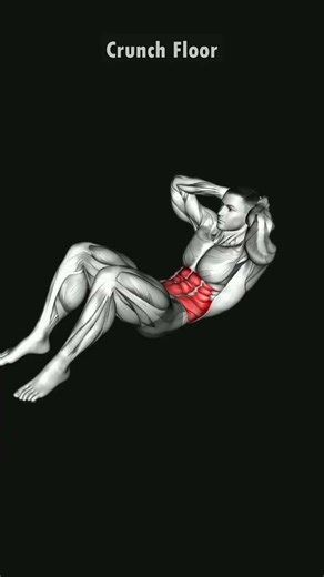 🔥 Crunch Floor Exercise | Best Abs Workout for Strong Core 💪#gymmotivation #fitnessmotivation #viral