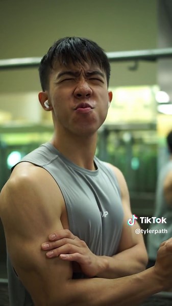 Repurposing a powerlifting/olympic lifting grip usually done with barbells on these cable tricep extensions. Using a hook grip on bare cable exercises is a great way to get a solid grip on the cable without having to put much thought into squeezing the cables (due to the nature of the hook grip) Try this out next time you train triceps or rear delt flyes with the cables #fyp #fitness #gym #bodybuilding