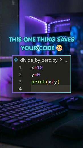 This One Thing Saves Your Python Code 😳 #coding #learnpython #pythonshorts #shorts #programming