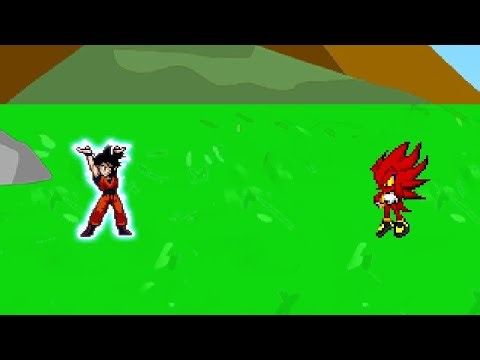 SSF2 Mod Battle: Goku Vs Perfect Nazo (Normally)