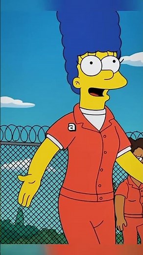 Marge Simpson’s Prison Time: Classic Scene from The Simpsons Episode ‘Marge in Chains #simpsons