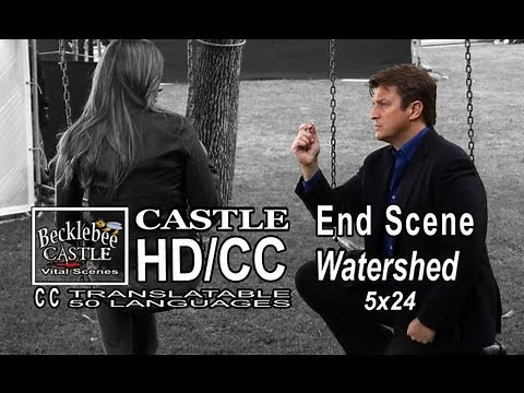 Castle 5x24 Castle Proposes To Beckett End Scene "Watershed" Ending Beckett and Castle Proposal HD