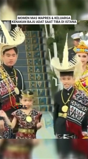 Wapres Gibran Dan Keluarga Kenakan Baju Adat Saat Tiba Di Istana #gibran #selviananda