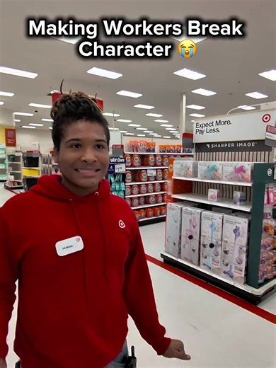 Making Workers Break Charcter 😭 #fyp #funny #comedy #prank | pranks