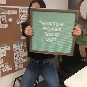 ....and we're sold out of #WinterBoxes!! 🎉 Don't let the #SpringBox go by without signing up!! Limited stock cute decor is a dangerous combo. 🤪 Use the code NEWBIE10 at check out to secure your spot. | Decocrated