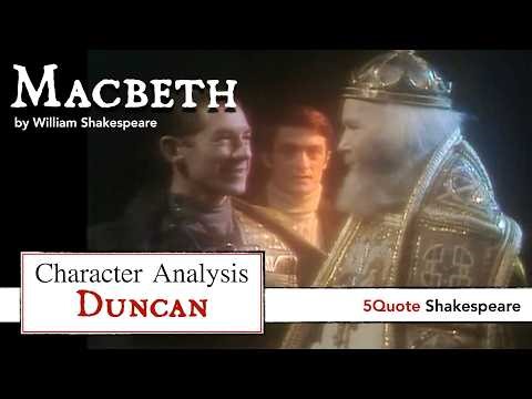 Macbeth Character Analysis Duncan
