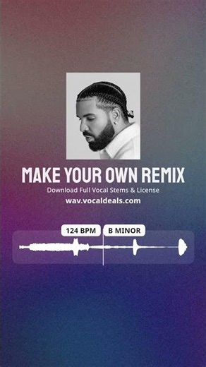 Sample this vocal Drake cover vocal 124 BPM Hip-Hop/Rap Trap #samplethis #vocalsample #acapella