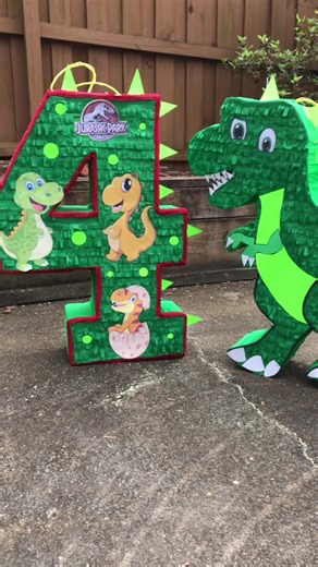 Custom Dinosaur Piñatas for Jurassic World Themed Parties