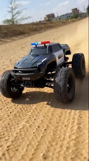 Heavy RC Police SUV Aggressive POV Unboxing | Flashing Lights & Dirt Chase Test | Emergency Toy