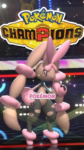 MEGA LOPUNNY is LETHAL! 💅 #pokemon #pokemonchampions #shorts