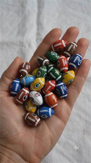 Dozens of Tiny Footballs in One Hand? ⚽🤯 | Satisfying Miniature World #Shorts