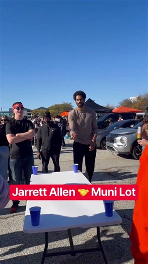 Never what or who you’ll see in the muni lot before a #Browns game