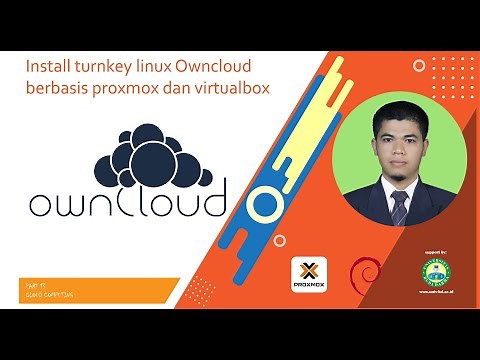 Install turnkey linux Owncloud berbasis proxmox dan virtualbox