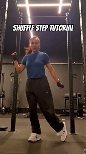 Back Scissor step 👟 Try it! #shufflestep #shuffle #dance #tutorial